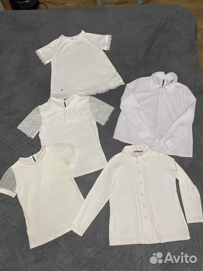 Блуза школьная для девочки 128