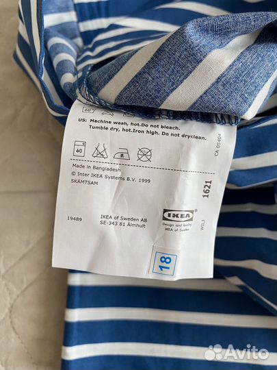 Детское постельное белье IKEA в кроватку