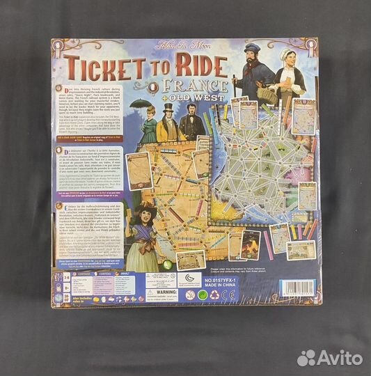 Игра Ticket to Ride France Билет на поезд Франция
