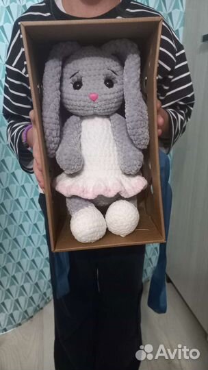 Мягкая игрушка заяц