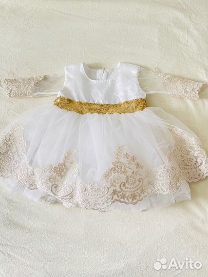 Платье для фотосессии новорожденной девочки 56-68