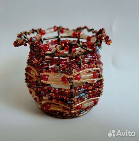 Подсвечник из бисера