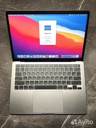 Ноутбук Macbook Air 13 M1 (Идеал, Акб 95%)