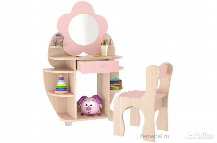 Детский стол стул Набор Трюмо