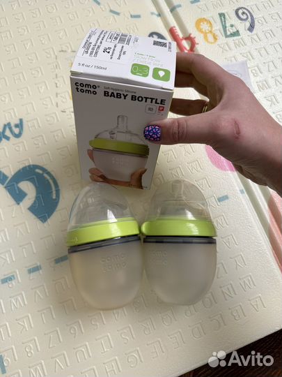 Бутылочка comotomo б/у 0-3 мес
