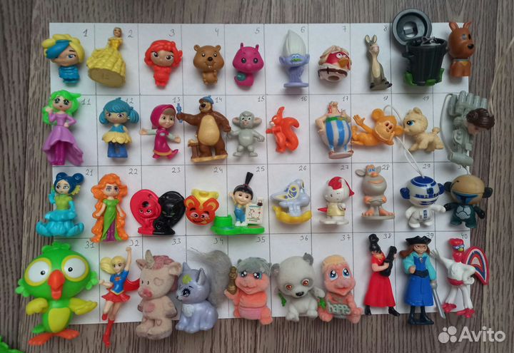 Игрушки из киндера сюрприза