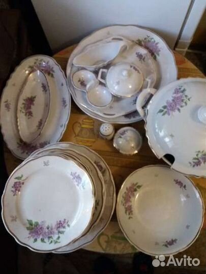 Сервиз коллекционный столовый Сирень