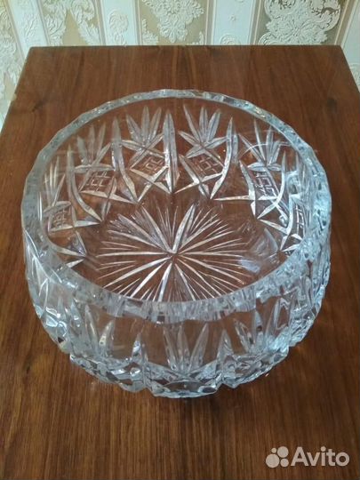 Вазы салатники хрустальные СССР