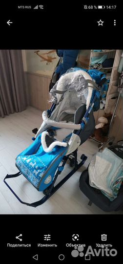 Санки коляска ника