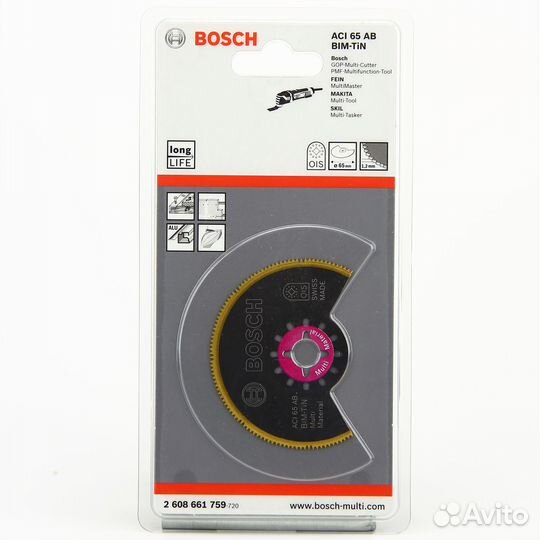 Насадка bosch 2608661759 ACI 65 AB BIM-TIN OIS