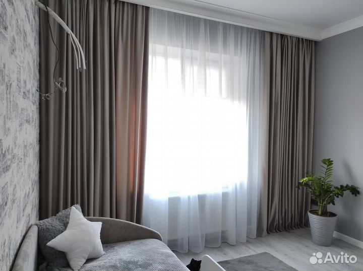 Пошив штор на заказ. Любая сложность.Премиум ткани