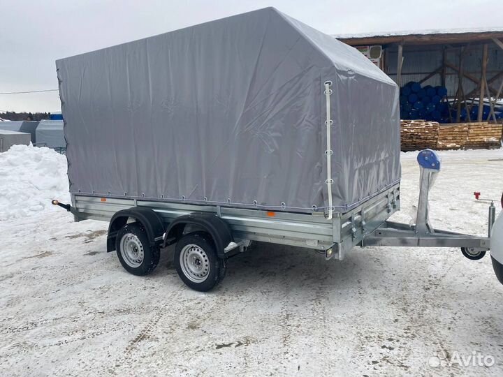 Прицеп легковой с надежными бортами от мзса