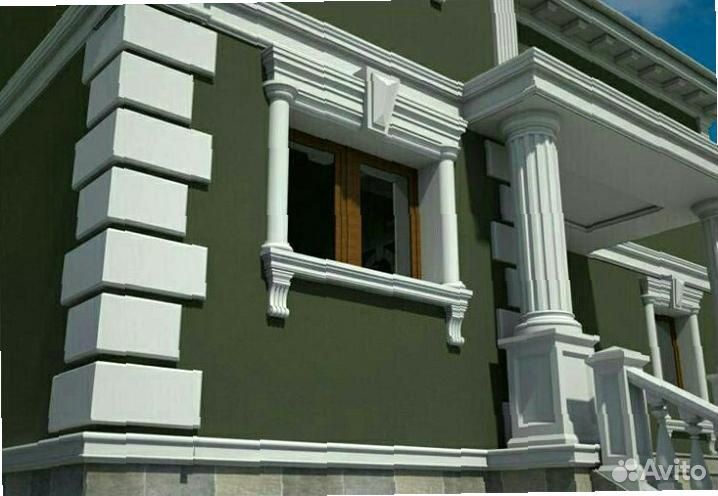 Фасадный декор / молдинги и наличники