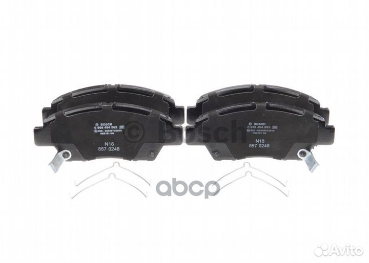 Колодки тормозные 0986494562 Bosch
