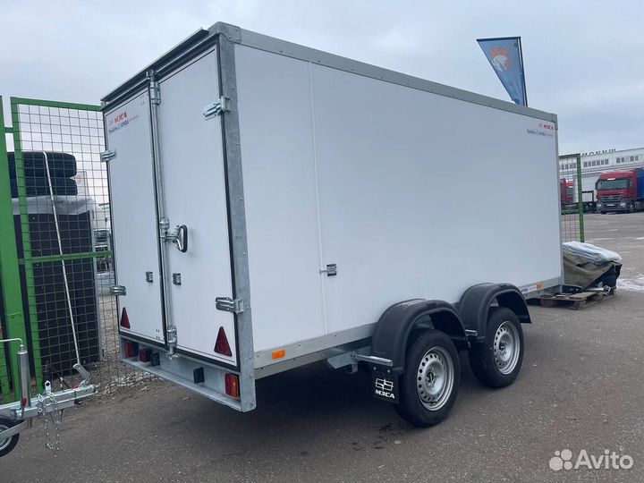 Прицеп фургон 2 оси, распашные двери. Рассрочка