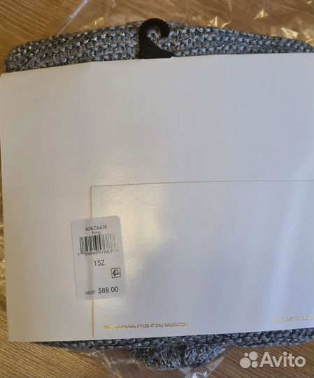 Сет Шапка,варежки,шарф calvin klein