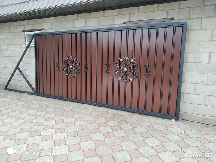 Ворота Откатные из металла