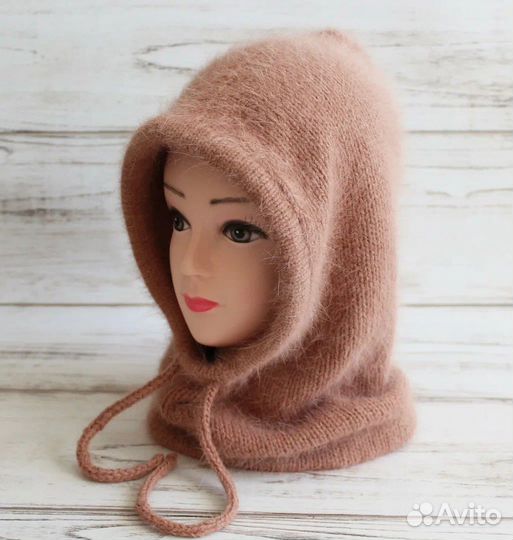 Шапка капор манишка