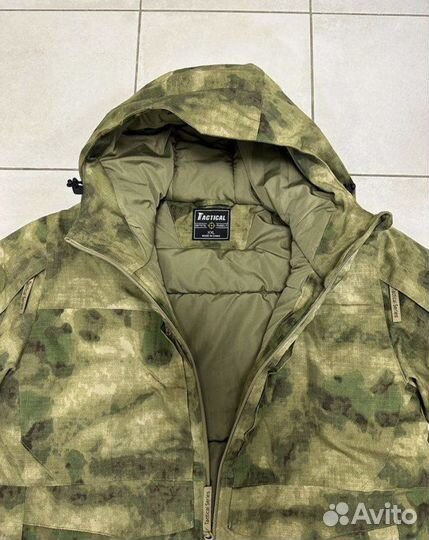 Тактическая теплая армейская куртка, мох