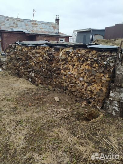 Дрова березовые колотые сухие