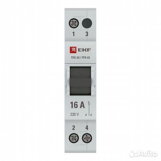 Переключатель трехпозиционный тпс-63 1P 16А PROxima EKF TPS116