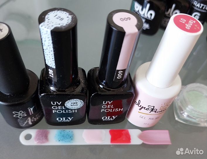 Лот, базы,гель лаки