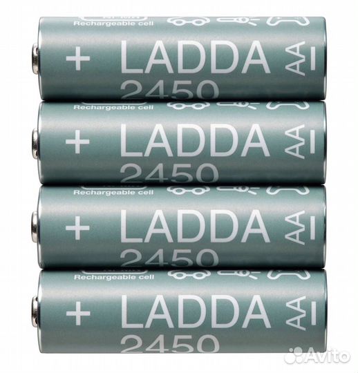 Аккумулятор икеа ладда 2450 mAh AA