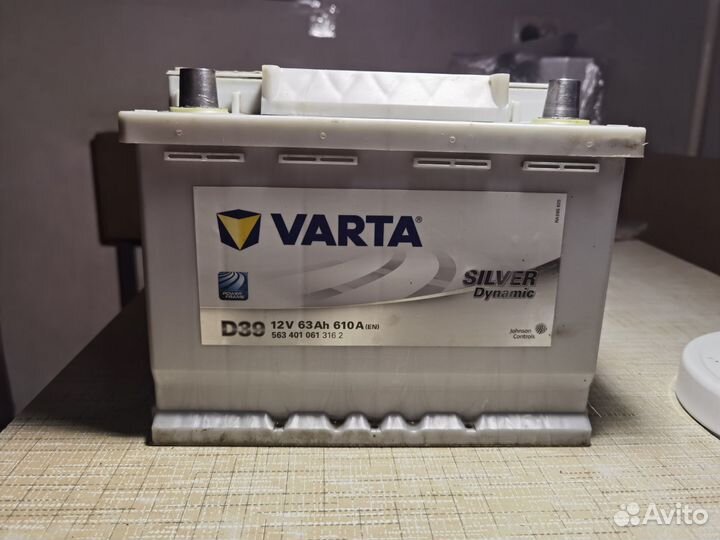 Аккумулятор varta d39