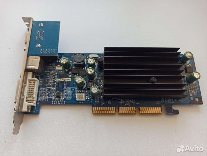 Видеокарта AGP Albatron AGP6200AL 128Mb 64bit