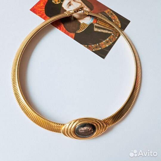 KJL for Avon Чокер Омега Колье Стрейч винтаж