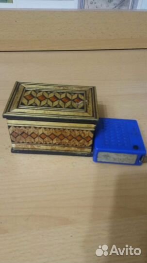 Деревянная шкатулка винтаж