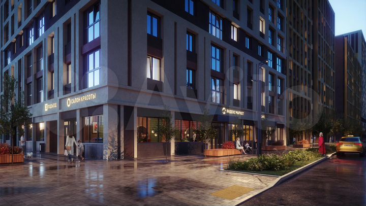 2-к. квартира, 41 м², 22/25 эт.