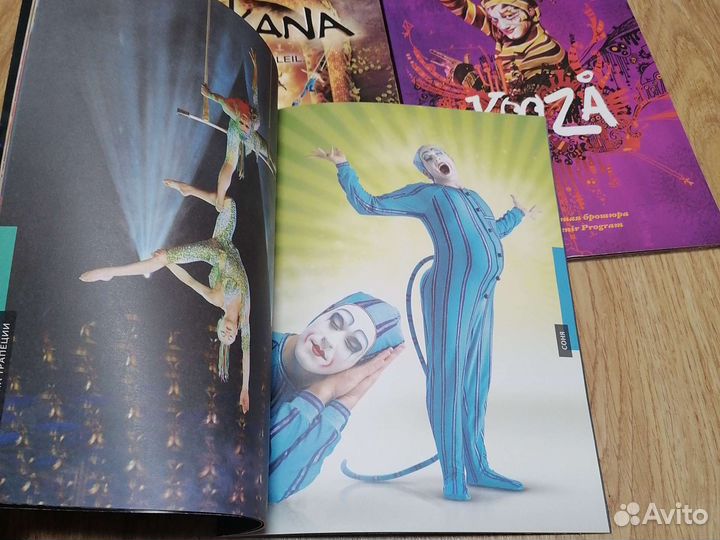 Сувенирные программы Cirque du soleil