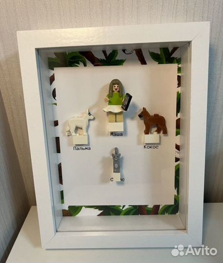 Картина,теловечки lego