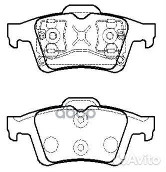 Колодки торм. HP5142 HSB
