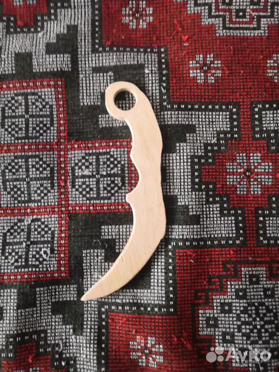 Деревянный нож керамбит