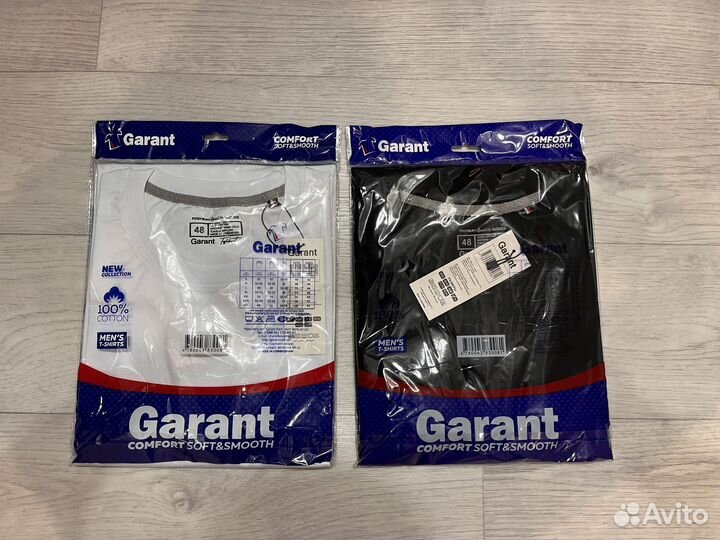 Футболка Garant Premium качество черная / белая