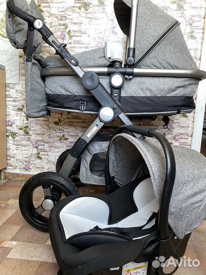 Коляска трансформер 3 в 1 бу