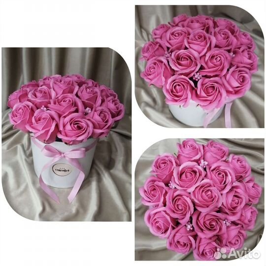 Букет из мыльных цветов