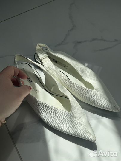 Туфли лодочки 37 zara