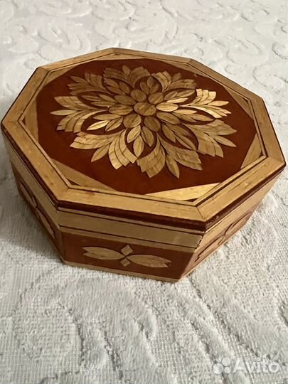 Шкатулка деревянная СССР