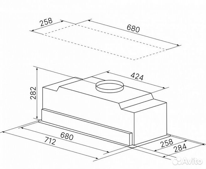 Вытяжка kuppersbusch DEL 8550.0 W