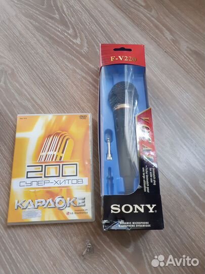 Микрофон новый + диск