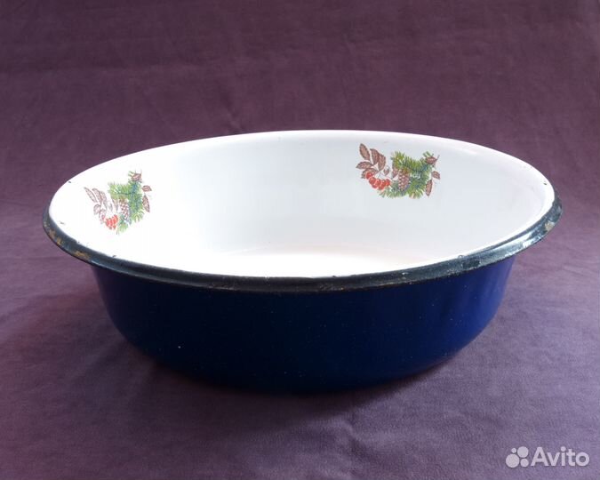 Эмалированный таз