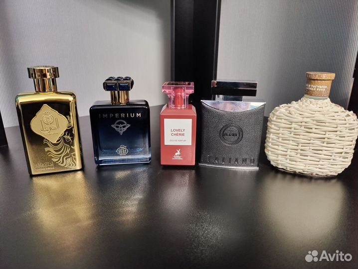 Отливанты европейской и арабской парфюмерии