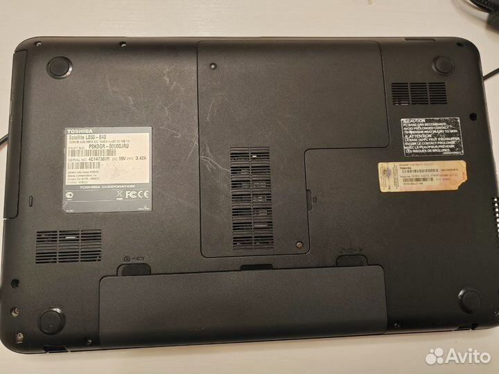 Ноутбук toshiba l850