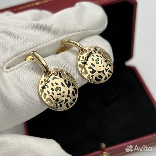 Серьги Cartier panthere DE cartier earrings