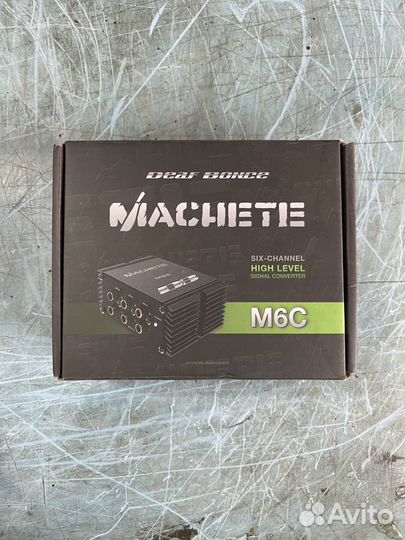 Преобразователь machete m6c для подключения усилит