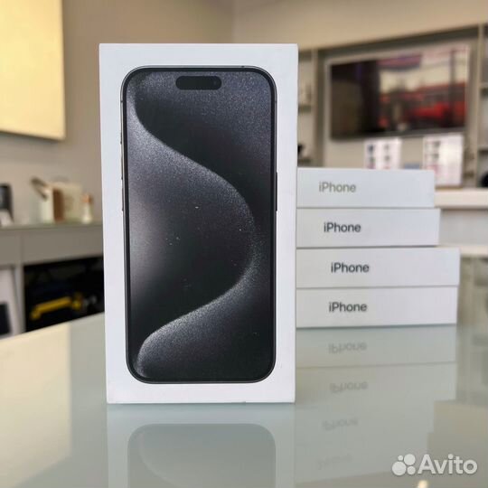 iPhone 15 Pro 1 тб Титановый черный sim+esim