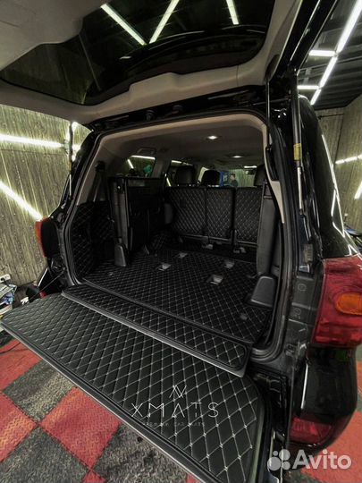 3D коврики из экокожи для Toyota Land Cruiser 200